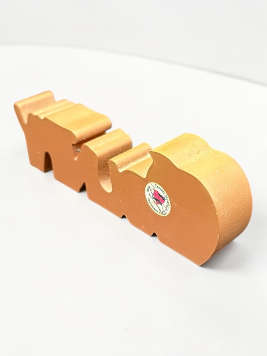 Vintage 1992 Wooden Country W/ Apple Cutout Small Table Top Decor EUC 4.75” x 2” - Picture 8 of 13